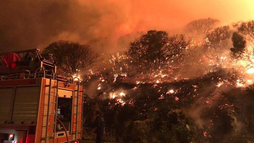 Antalya'nın Kaş İlçesi Orman Yangını