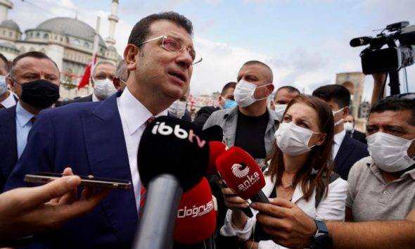 barış terkoğlu ekrem Imamoğlu taksim tören 30 ağustos