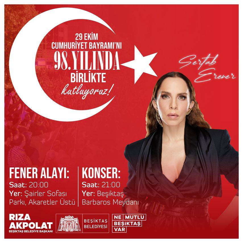 Sertab Erener Beşiktaş Cumhuriyet Konser