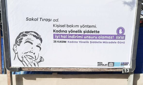 beşiktaş belediyesi kadına yönelik şiddetle