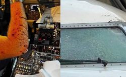 ABD’de korku dolu anlar! Yolcu uçağına meteor çarptı, pilot yaralandı