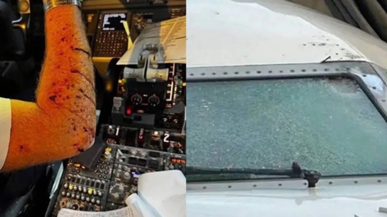 ABD’de korku dolu anlar! Yolcu uçağına meteor çarptı, pilot yaralandı